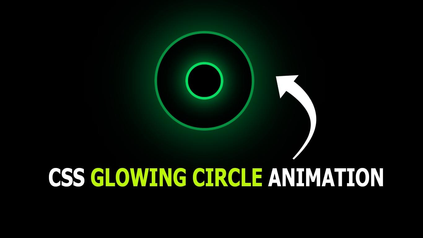 CSS Glowing Circle Loading Animation - Techmidpoint