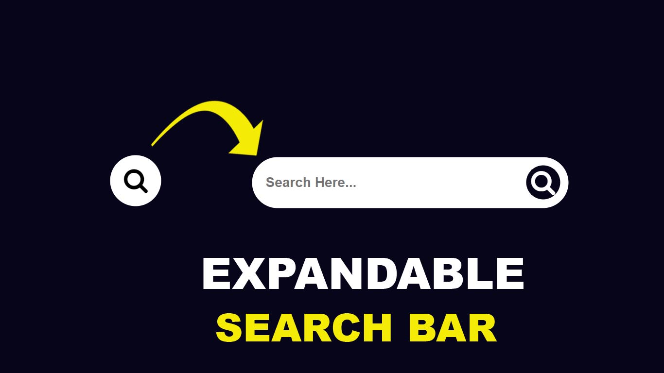 CSS Expandable Search bar Animation - Techmidpoint